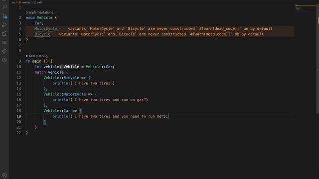 Rust Enums - 2 смотреть онлайн