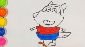 Рисуем Вульфу для детей / Bolalar uchun Wolfoo chizish / Draw Wolfoo For Kids