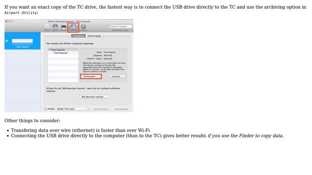 Apple: What's the fastest way to get data off Time Capsule and onto an external drive? смотреть онлайн