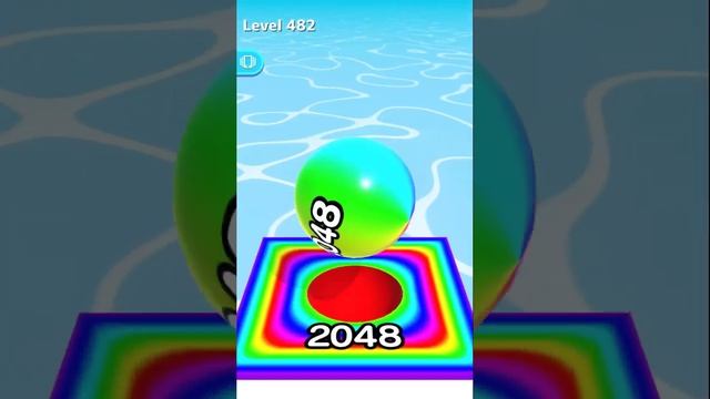 Ball Run 2048 - All Levels Gameplay Android, iOS ( Levels 470 - 495 ) смотреть онлайн