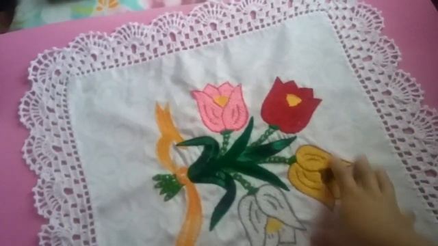 Diseño Tulipanes terminado + próximo diseño a bordar смотреть онлайн