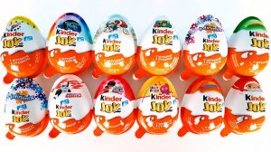 12 серий КИНДЕР ДЖОЙ: Леди Баг, ТРОЛЛИ, Star Wars,Супергерои DC игрушки Kinder JOY Surprise unboxing