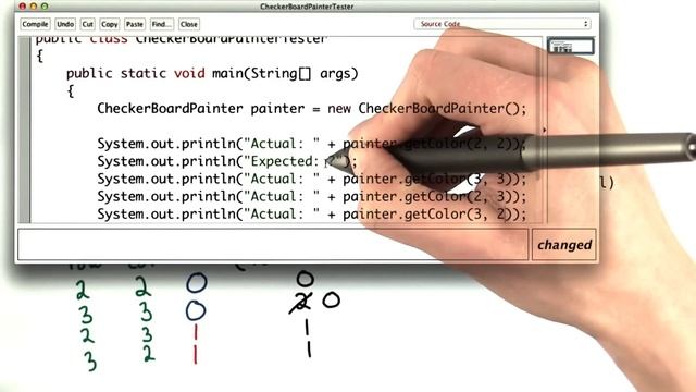 Checkerboard - Intro to Java Programming смотреть онлайн
