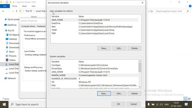 How to Setup Environment Variables for Maven in Windows 10| 'mvn' is not recognized | maven tutoria смотреть онлайн