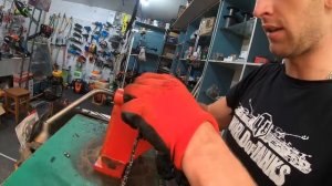 Заклепка расклепка цепи , ремонт цепи на бензопилу  РемПрост