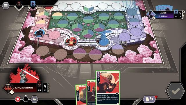 Unmatched Digital Edition - King Arthur v Alice Easy AI смотреть онлайн