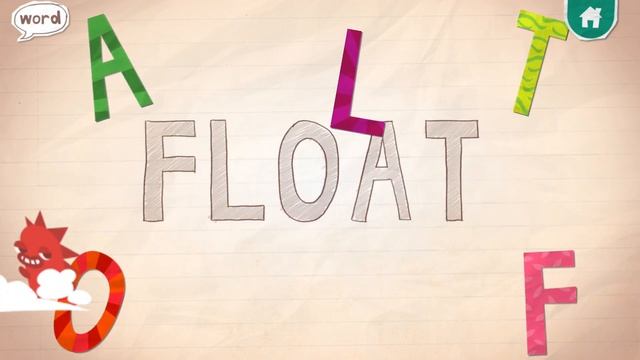 Endless Alphabet A to Z - Letter F - FAMISHED, FIREWORKS, FLEXIBLE, FLOAT, FLOP | Originator Games смотреть онлайн