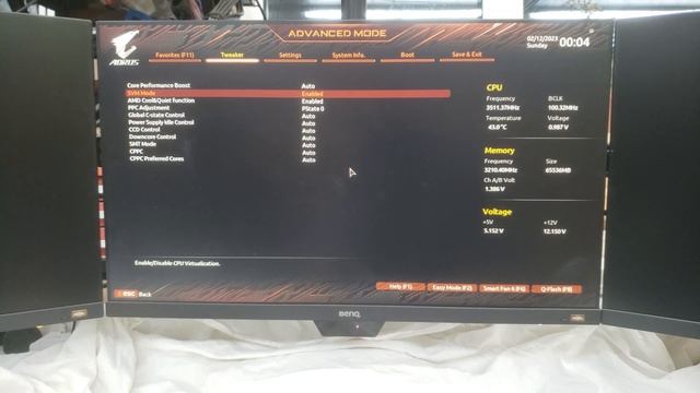 How to enable Virtualisation on the Gigabyte B550 Aorus Elite AX V2 смотреть онлайн