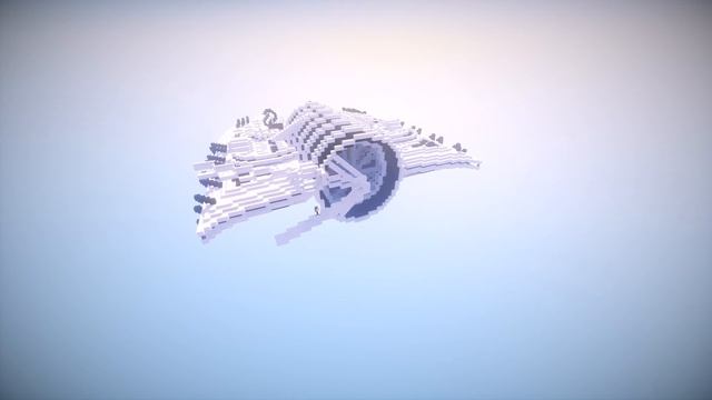 Космический корабль в Minecraft - майнкрафт таймлапс / Timelaps гайд