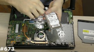 Замена жесткого диска на SSD и установка дополнительного жесткого диска в ноутбук Asus X556U