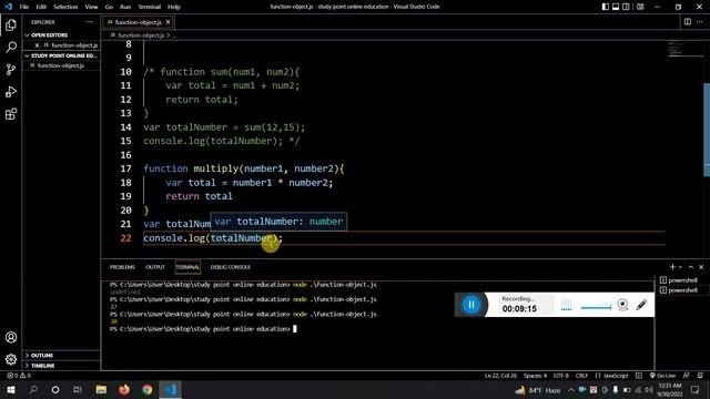javascript bangla tutorial - functions with multiple parameters and object смотреть онлайн