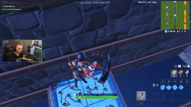 100 Level Default Deathrun w/ LOW GRAVITY! (Fortnite Creative) смотреть онлайн