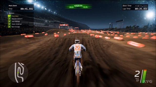 Monster Energy Supercross - Yamaha YZ 450 F - Test Ride Gameplay (PC HD) [1080p60FPS] смотреть онлайн