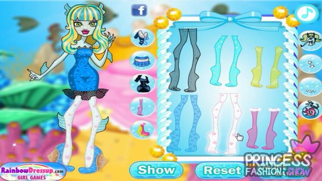 Monster High - Lagoona Blue's Beauty Style (NEW Monster High Game for Girls) смотреть онлайн