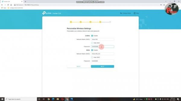 TP-Link AC750 Archer C24 Dual Band Router, Basic Configuration and Speedtest