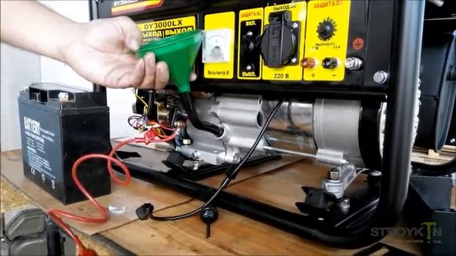 ☑ ИНТЕРНЕТ - МАГАЗИН ⋮ STROYKIN ⋮ Обзор и запуск бензинового генератора HUTER DY3000LX смотреть онлайн
