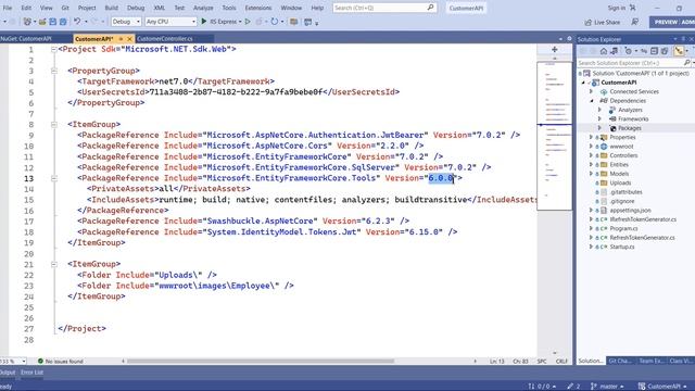Upgrade .NET Core 3.1 to .NET 6.0 & .NET 7.0 | How to upgrade DOT NET Core | Let's move to .NET 7.0 смотреть онлайн