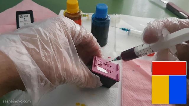 HP DeskJet 3835 cartridge 652 Color/Black refill смотреть онлайн