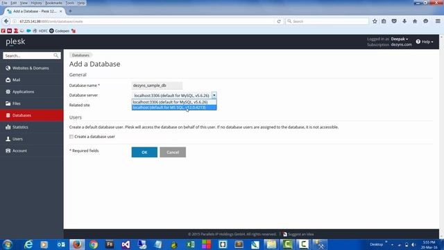 Importing moving MS SQL Database to web hosting server like godaddy hostgator YouTube смотреть онлайн