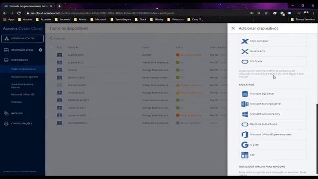 Acronis Cyber Cloud 8.0 - Console de Gerenciamento de Backups - Acesso e Painel смотреть онлайн