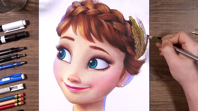 Drawing Frozen - Anna | Drawholic