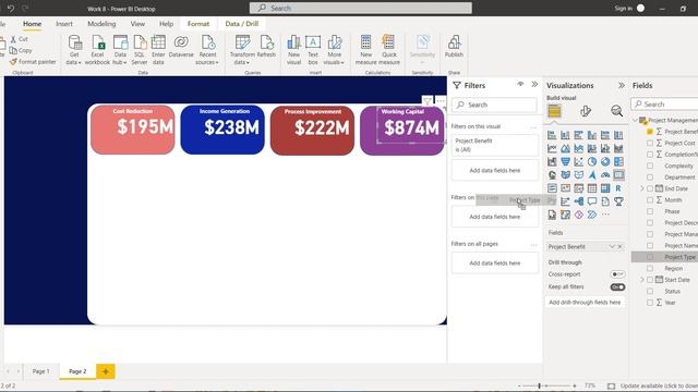 Project Management Dashboard in Power BI | Power BI Dashboard from Scratch | Basics of Power BI | смотреть онлайн