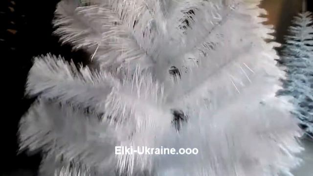 Штучна ялинка Біла ПВХ смотреть онлайн