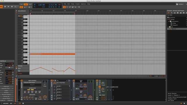 Mr. Frenkie: Bitwig Studio - индивидуальный pitch и модуляция нот смотреть онлайн