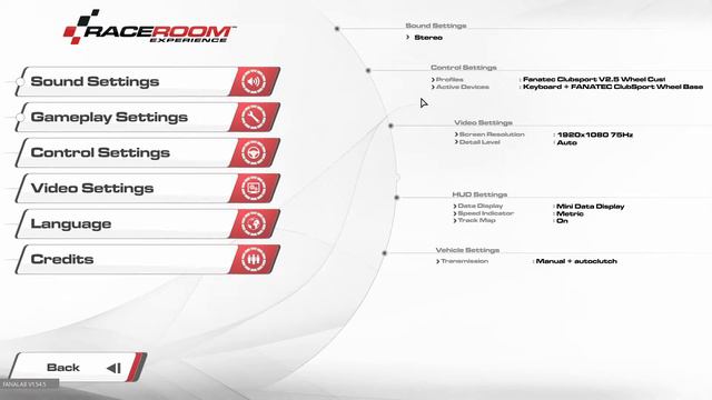 Fanatec CSW v2.5 Settings for RaceRoom Racing Experience смотреть онлайн