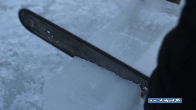 Альметьевск. Подготовка к крещенским купаниям смотреть онлайн