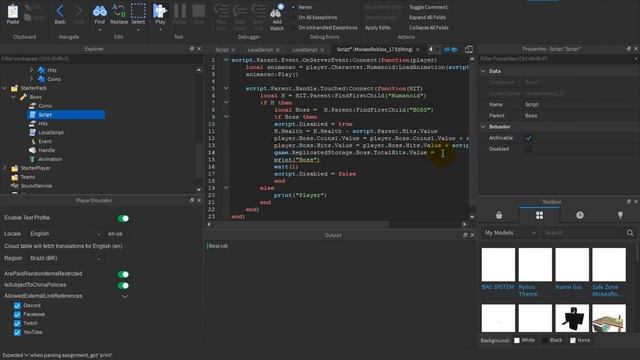 Making Boss Part 4 [Roblox Studio] смотреть онлайн