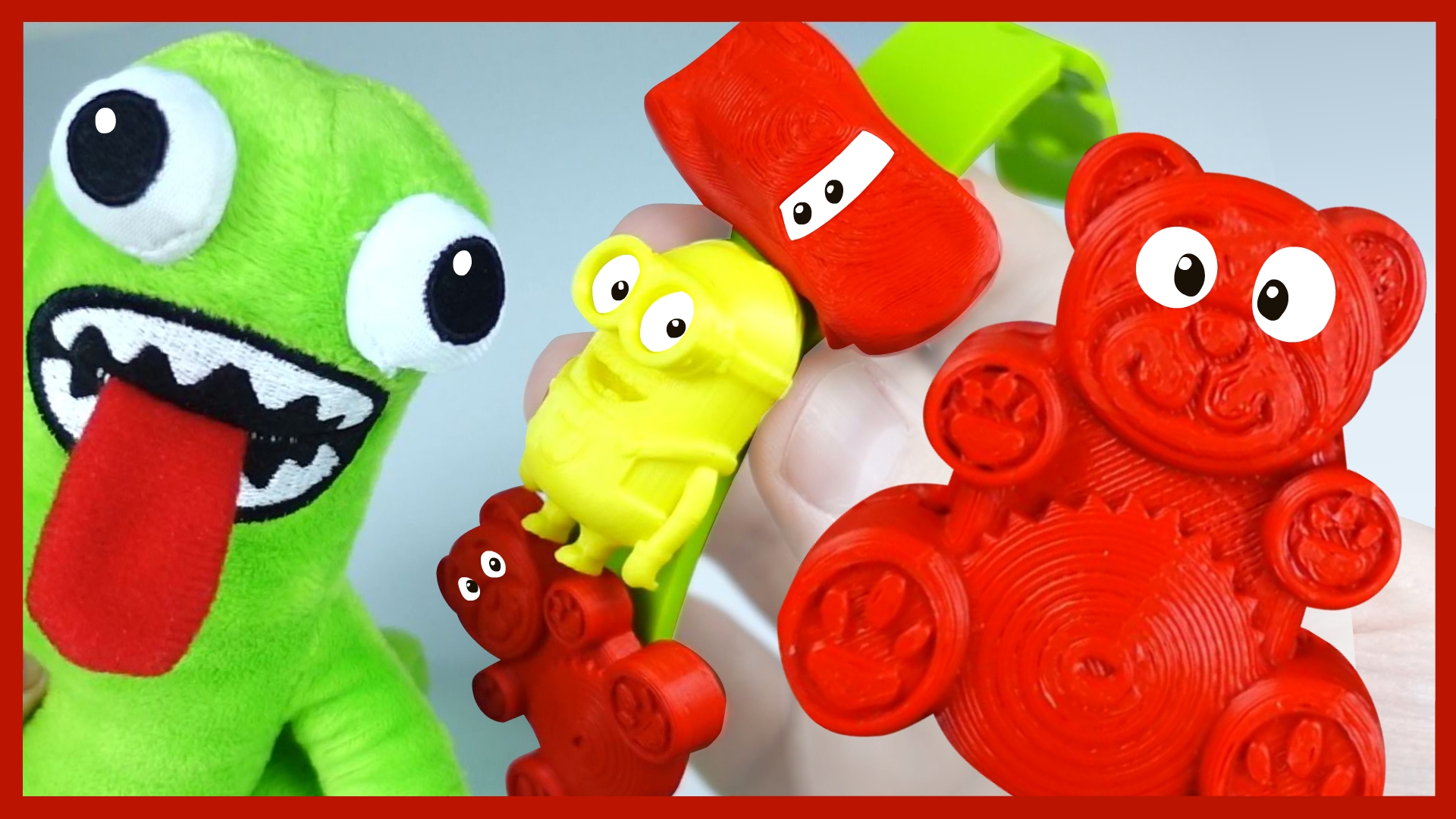 Медведь ВАЛЕРА, Ам Ням, Тачки: Джибитсы на 3D принтере. Смарт-часы для Грина Зеленого. смотреть онлайн