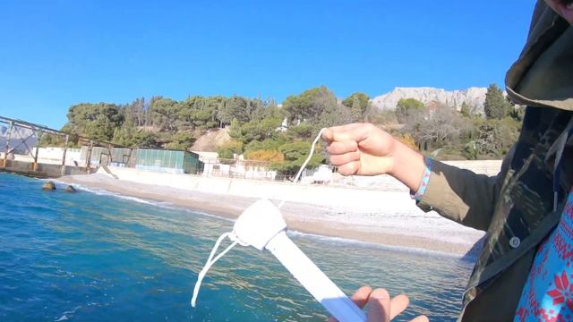 Отмечаем Новый год, прогулка к морю, измеряем температуру воды зимой. Крым 2021, Парковое смотреть онлайн