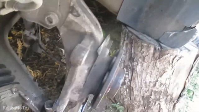 Замена переднего подшипника ступицы и тормозов Opel Vectra C / Опель Вектра С смотреть онлайн