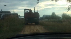 Едем работать на экскаваторе ЭО-3323А