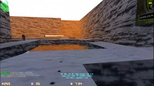 Counter Strike 1.6 / Zombie Escape Server Monsters Arena / GamePlay / Map : ze_freezy_alg_tur_dp смотреть онлайн