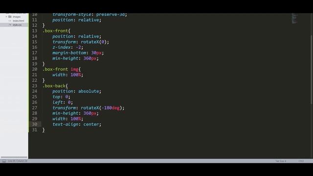 CSS 3D Card Flip Animation | CSS Animation Examples смотреть онлайн