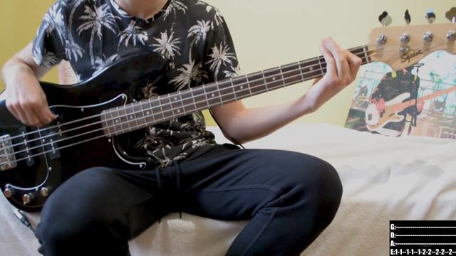 Mac Miller - Blue World Bass Cover with(+TAB) смотреть онлайн