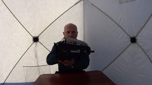 Компактный обогреватель для зимней палатки  Тест на безопасность