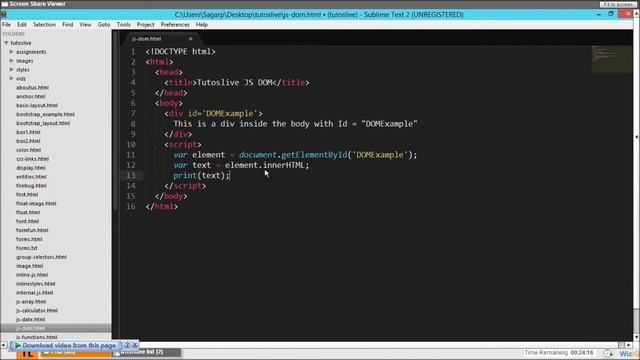 JavaScript DOM 6/8 смотреть онлайн