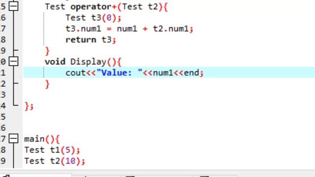 Binary operator overloading in oop c++ in hindi urdu with examples program cpp смотреть онлайн