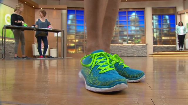 Skechers Flat Knit with Memory Foam Sneakers - Jump on QVC смотреть онлайн