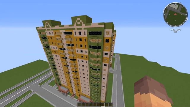 Советский город в Minecraft \2/ Томская семнадцатиэтажка смотреть онлайн