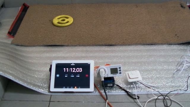 Тест. Время нагрева теплого пола. Теплый пол под покрытием. смотреть онлайн