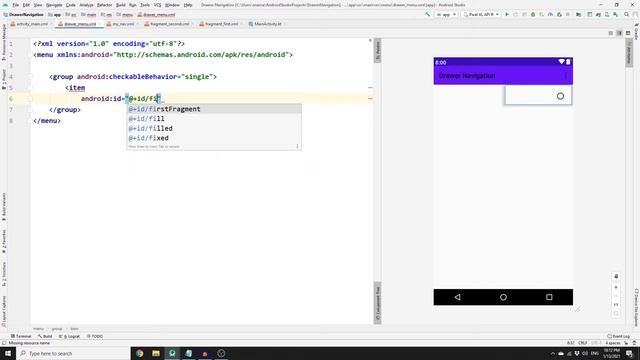 Navigation Drawer with Fragments - Navigation Component in Android Studio смотреть онлайн