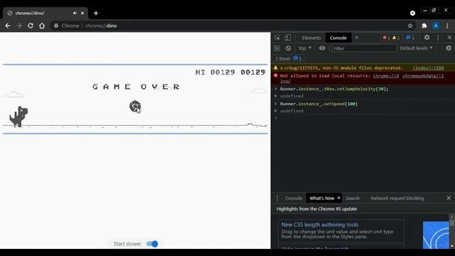 Dino Game Hacked смотреть онлайн