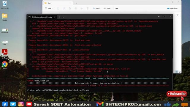 Pytest Fixtures | How to use fixtures in Pytest | Pytest Framework Tutorial смотреть онлайн