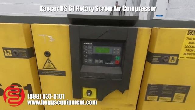 Kaeser BS 61 Rotary Screw Air Compressor смотреть онлайн