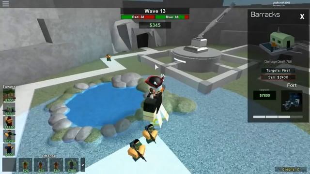 Barracks Showcase | Tower Battles [ROBLOX] смотреть онлайн