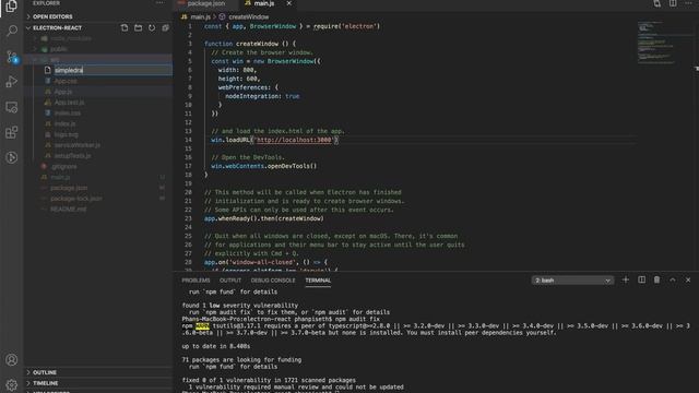 How to install ReactJs with ElectronJs And MATERIAL-UI #01 смотреть онлайн